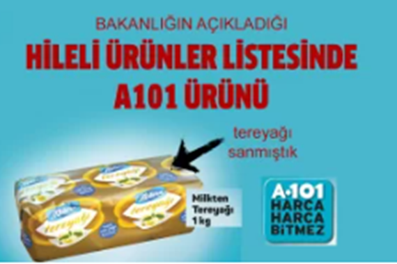 Bakanlığın açıkladığı listede A101 de var