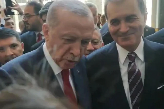 Cumhurbaşkanı Erdoğan’dan kadın muhabire şaşırtan soru: Bu ojeler nedir?