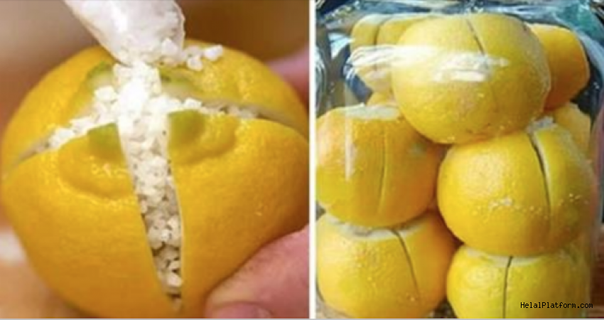 Limonu kesip içine tuzu doldurunca ortaya çıkan mucize