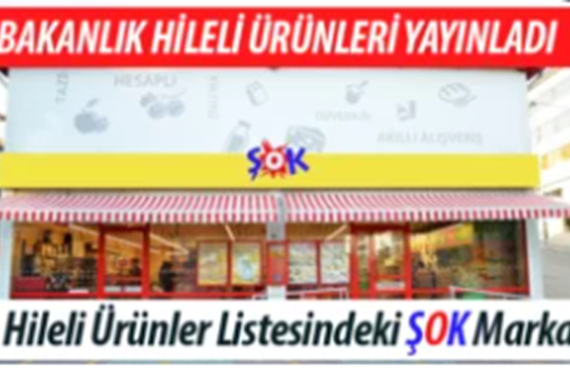 Şok Market Ürünü Hileli Ürün Listesinde Yer Aldı