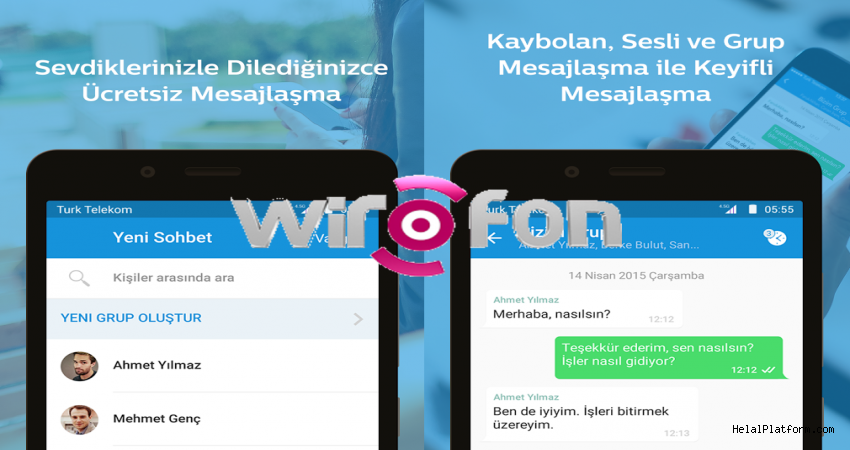 Telekom Wirofon uygulaması ile anlık mesajlaşma servisi kurdu