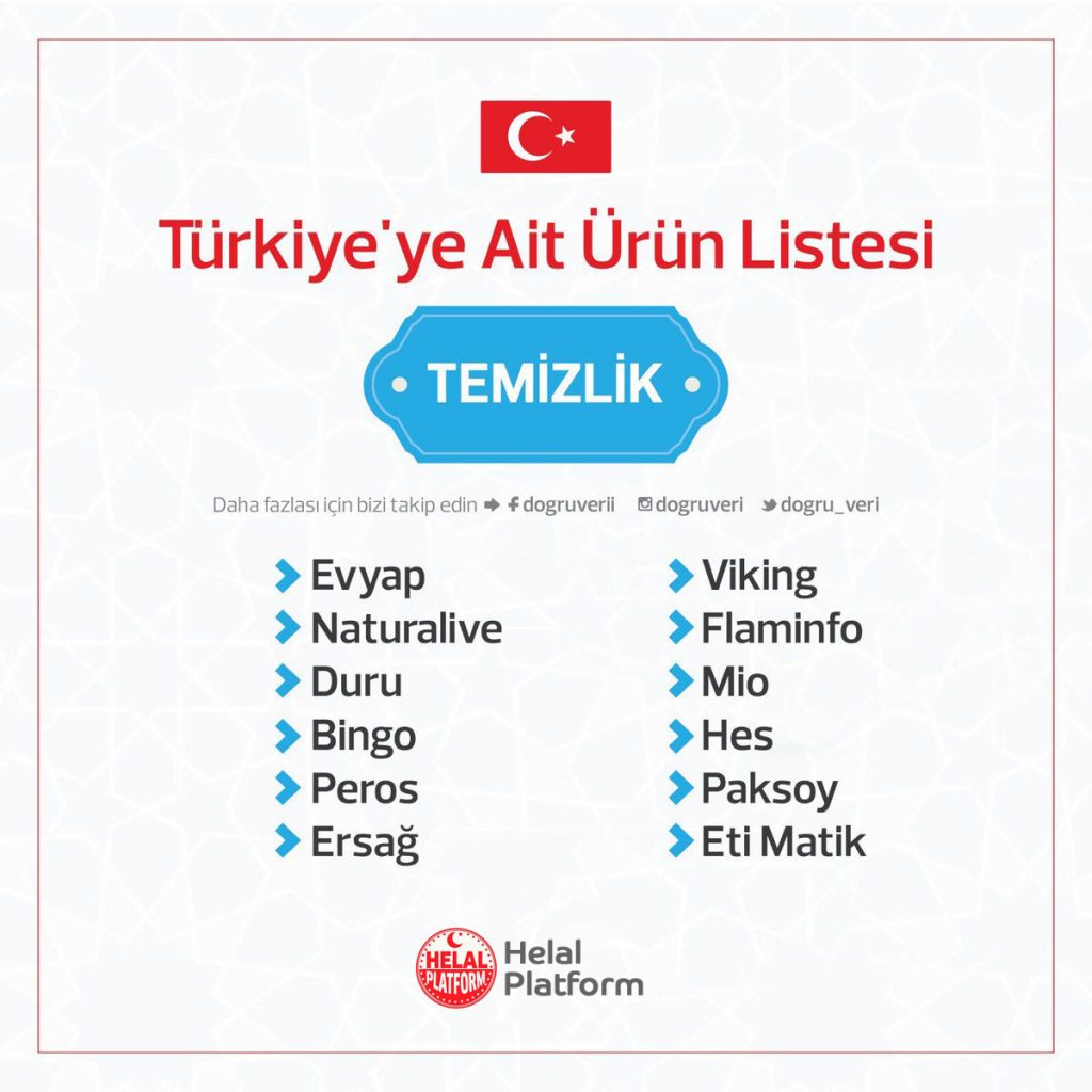 Yerli malı ürünler nelerdir? Türk malı ürünler listesi