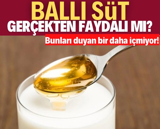 Ballı süt gerçekten faydalı mı? Bunları duyan bir daha içmiyor!