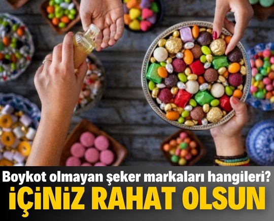 Boykot olmayan şeker markaları hangileri?