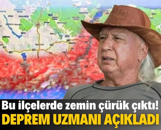 Bu ilçelerde zemin çürük çıktı! Prof. Dr. Üşümezsoy açıkladı!