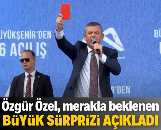 CHP lideri Özel'in merakla beklenen büyük sürprizi bakın neymiş