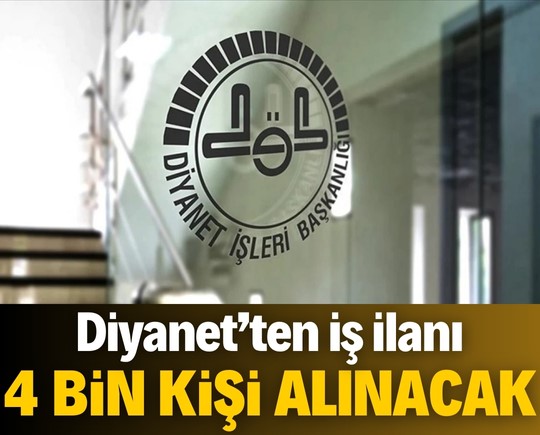 Diyanet İşleri Başkanlığı’ndan büyük alım: 4 bin kadro için başvurular başladı