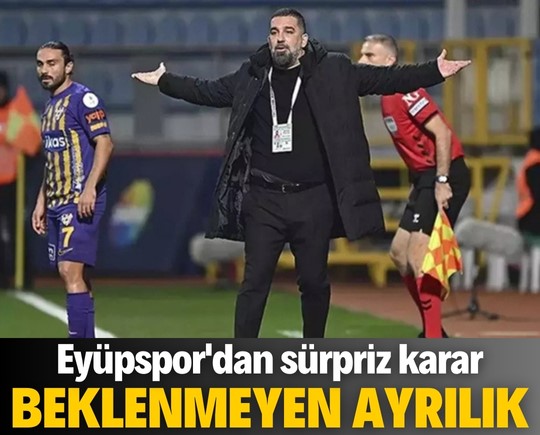 Eyüpspor'dan sürpriz karar: Beklenmeyen ayrılık!