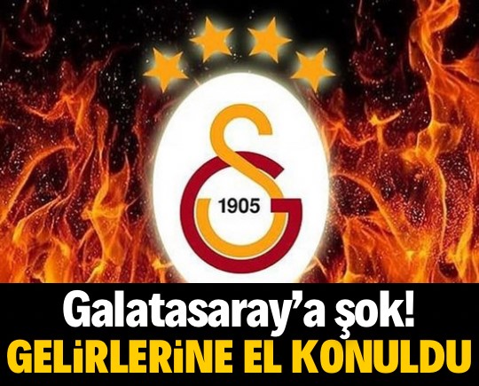 Galatasaray’a şok! Kulübün gelirlerine el konuldu