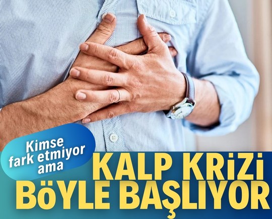 Uzmanlar uyardı: Kimse fark etmiyor ama kalp krizi böyle başlıyor!