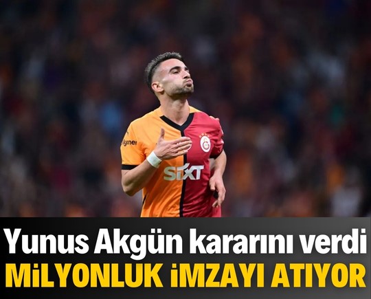 Yıldız futbolcu Yunus Akgün kararını verdi: Milyonluk imzayı atıyor